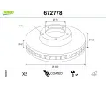 VALEO Brzdov� kotou� COATED - 300 mm&nbsp;&dash;&nbsp;VA 672778