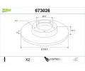 VALEO Brzdov� kotou� COATED - 300 mm&nbsp;&dash;&nbsp;VA 673026