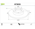 VALEO Brzdov� kotou� COATED - 276 mm&nbsp;&dash;&nbsp;VA 673035