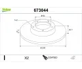 VALEO Brzdov� kotou� COATED - 259 mm&nbsp;&dash;&nbsp;VA 673044