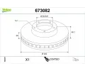 VALEO Brzdov� kotou� COATED&nbsp;&dash;&nbsp;VA 673082