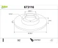 VALEO Brzdov� kotou� COATED - 239 mm&nbsp;&dash;&nbsp;VA 673116