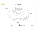 Brzdov� kotou�&nbsp;VALEO&nbsp;&dash;&nbsp;VA 673139