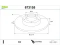 Brzdov� kotou�&nbsp;VALEO&nbsp;&dash;&nbsp;VA 673155
