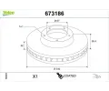 VALEO Brzdov� kotou� COATED - 330 mm&nbsp;&dash;&nbsp;VA 673186