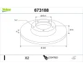 Brzdov� kotou�&nbsp;VALEO&nbsp;&dash;&nbsp;VA 673188