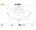 Brzdov� kotou�&nbsp;VALEO&nbsp;&dash;&nbsp;VA 673201