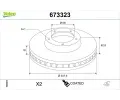 Brzdov� kotou�&nbsp;VALEO&nbsp;&dash;&nbsp;VA 673323