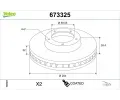 Brzdov� kotou�&nbsp;VALEO&nbsp;&dash;&nbsp;VA 673325
