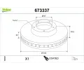 VALEO Brzdov� kotou� COATED&nbsp;&dash;&nbsp;VA 673337