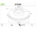 Brzdov� kotou�&nbsp;VALEO&nbsp;&dash;&nbsp;VA 673355