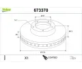 Brzdov� kotou�&nbsp;VALEO&nbsp;&dash;&nbsp;VA 673370