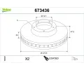 Brzdov� kotou�&nbsp;VALEO&nbsp;&dash;&nbsp;VA 673436
