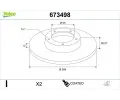 Brzdov kotou VALEO ‐ VA 673498