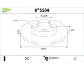 Brzdov� kotou�&nbsp;VALEO&nbsp;&dash;&nbsp;VA 673500