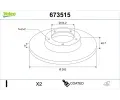 Brzdov� kotou�&nbsp;VALEO&nbsp;&dash;&nbsp;VA 673515