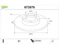 VALEO Brzdov� kotou� COATED - 272 mm&nbsp;&dash;&nbsp;VA 673579