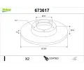 VALEO Brzdov� kotou� COATED&nbsp;&dash;&nbsp;VA 673617
