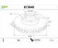 VALEO Brzdov� kotou� COATED - 297 mm&nbsp;&dash;&nbsp;VA 673640