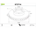 Brzdov� kotou�&nbsp;VALEO&nbsp;&dash;&nbsp;VA 673714