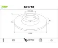 Brzdov kotou VALEO ‐ VA 673718