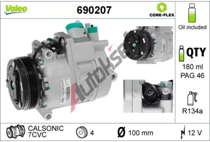 VALEO Kompresor klimatizace VA 690207, 690207