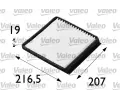 Filtr vzduchu v interiru VALEO ‐ VA 698146