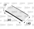VALEO Kabinov filtr ClimFilter Comfort ‐ VA 698198