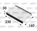 Filtr vzduchu v interiru VALEO ‐ VA 698255