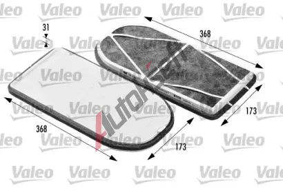 VALEO Kabinov filtr ClimFilter Protect VA 698470, 698470