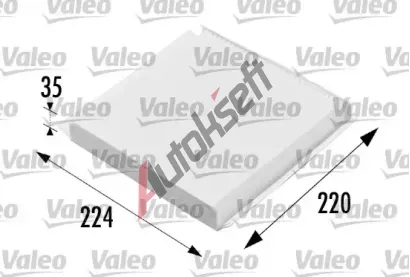 VALEO Kabinov filtr ClimFilter Comfort VA 698657, 698657