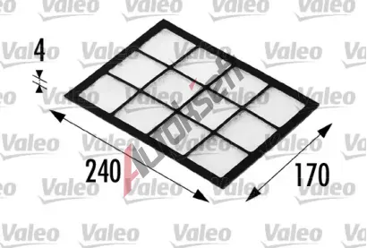 VALEO Kabinov filtr ClimFilter Comfort VA 698690, 698690