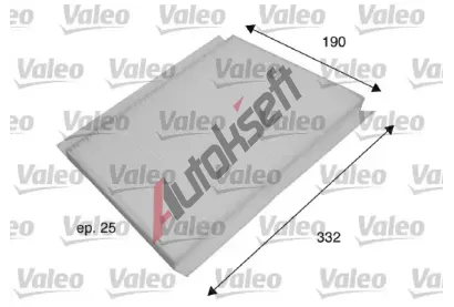 VALEO Filtr vzduchu v interiru ClimFilter Comfort VA 698701, 698701