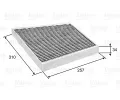 Filtr vzduchu v interiru VALEO ‐ VA 698741