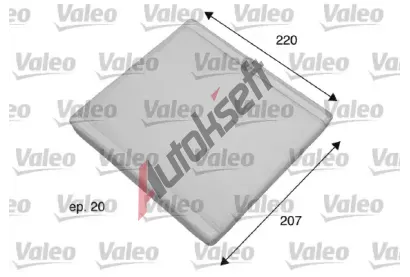 VALEO Kabinový filtr ClimFilter Comfort VA 698769, 698769 VALEO Kabinový filtr ClimFilter Comfort VA 698769, 698769
