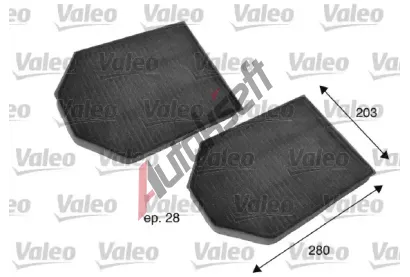 VALEO Kabinov filtr ClimFilter Protect VA 698791, 698791