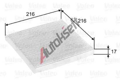 VALEO Kabinov filtr ClimFilter Comfort VA 698796, 698796