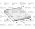 Filtr vzduchu v interiru VALEO ‐ VA 698867