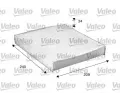 Filtr vzduchu v interiru VALEO ‐ VA 698882