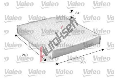 VALEO Kabinov filtr ClimFilter Comfort VA 698882, 698882