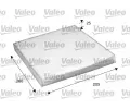 Filtr vzduchu v interiéru VALEO ‐ VA 698885 Filtr vzduchu v interiéru VALEO ‐ VA 698885