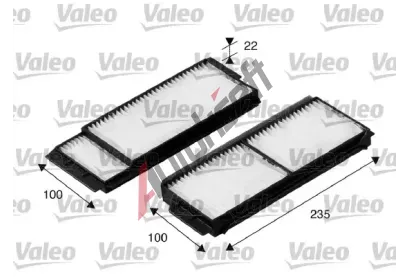 VALEO Kabinov filtr ClimFilter Comfort VA 698892, 698892