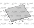 Filtr vzduchu v interiru VALEO ‐ VA 698895