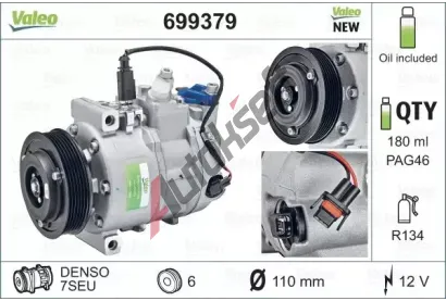 VALEO Kompresor klimatizace VA 699379, 699379