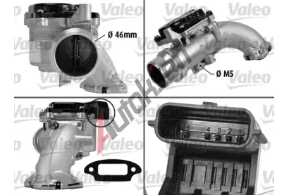 VALEO Hrdlo škrtící klapky VA 700429, 700429  VALEO Hrdlo škrtící klapky VA 700429, 700429
