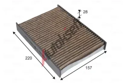 VALEO Filtr vzduchu v interiru VALEO PROTECT MAX VA 701034, 701034
