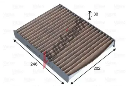 VALEO Filtr vzduchu v interiru CLIMFILTER SUPREME VA 701042, 701042