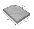 VALEO Filtr vzduchu v interiru CLIMFILTER SUPREME ‐ VA 701045