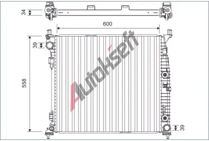 VALEO Chladi vody VA 701167, 701167