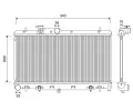 Chladi vody VALEO ‐ VA 701204